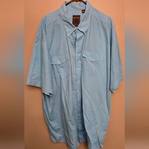 Roper Men's Sky Blue Casual Button Down Shirt
